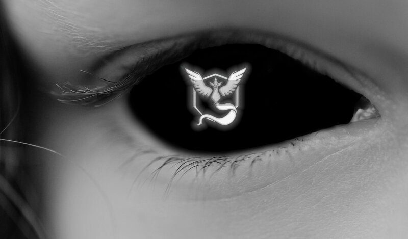 Close-up of a Human Eye — Black, Dramatic, Photograph, Logo, Eyelashes