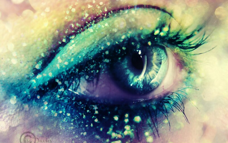 Close-up of a Human Eye — Blue, Dreamy