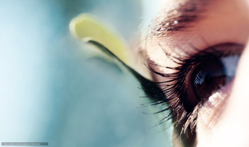 Close-up of a Human Eye — Blue, Serene