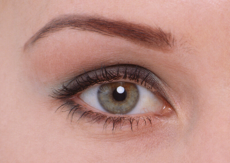 Close-up of a Human Eye — Brown, Neutral, Photograph, Eyebrow