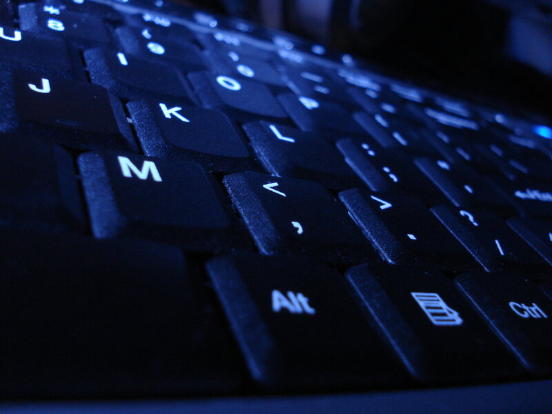 close-up of a keyboard