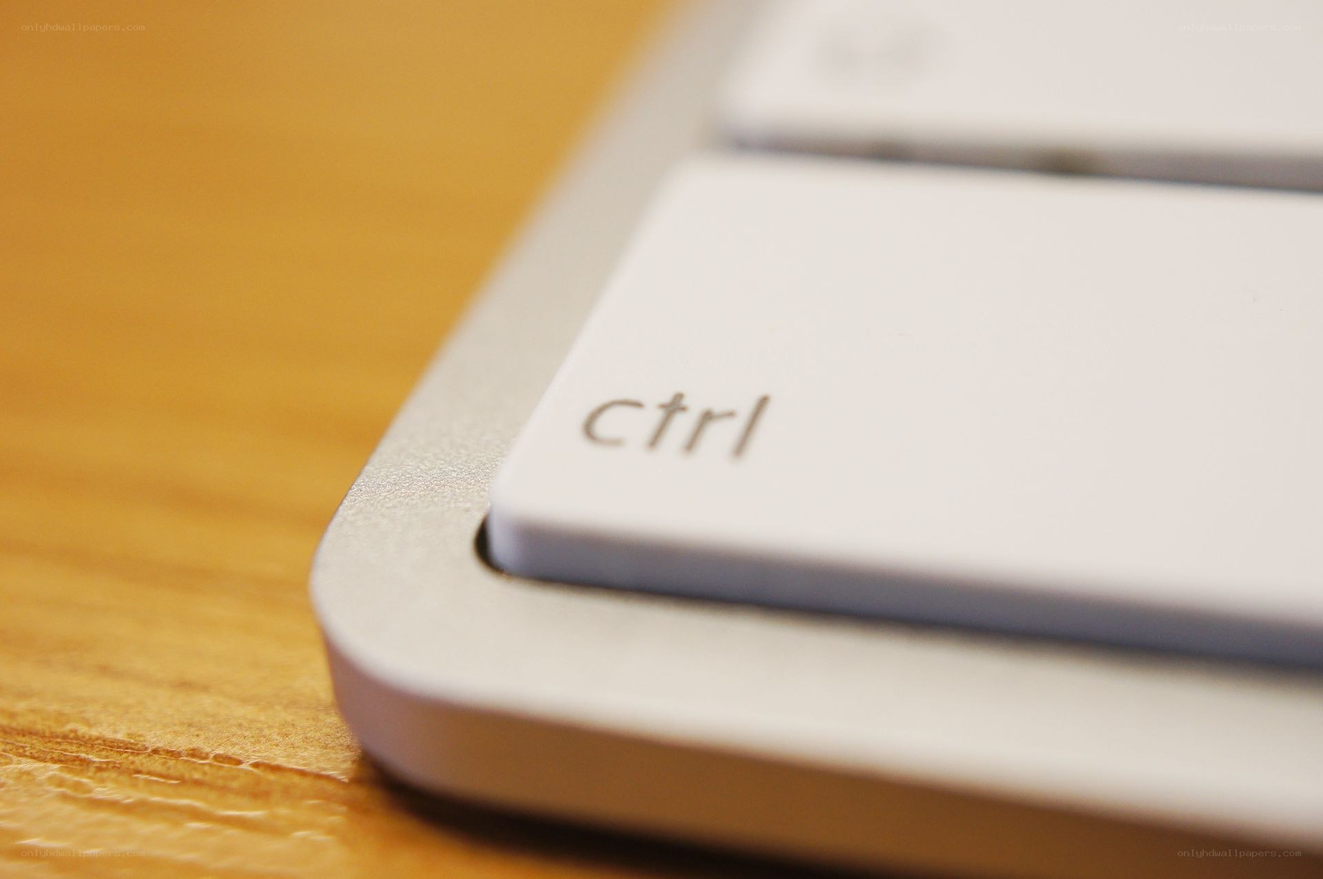 close-up of a keyboard ctrl key