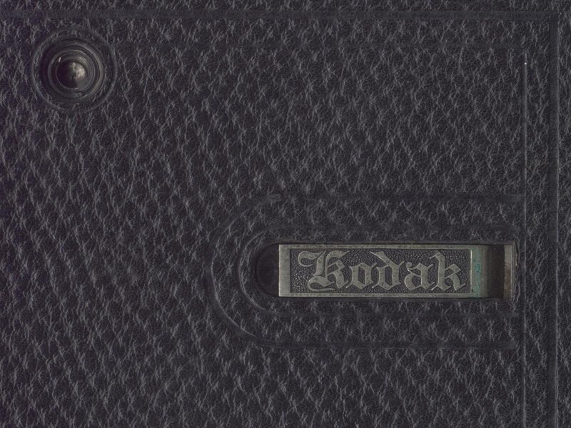 Close-up of a Kodak camera