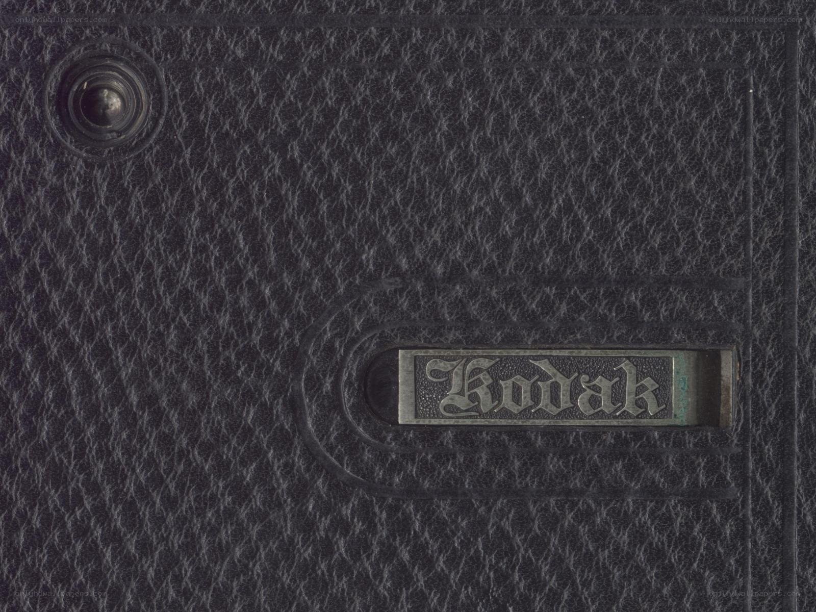 Close-up of a Kodak camera
