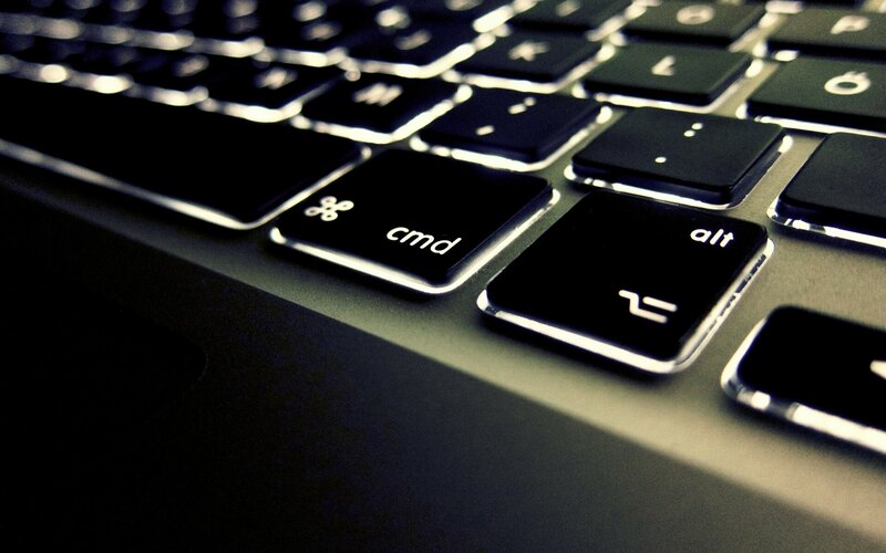 Close-up of a laptop keyboard