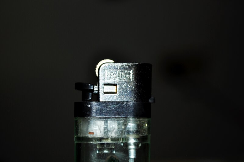 close-up of a lighter