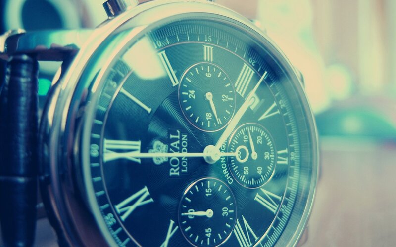 close-up of a luxury watch