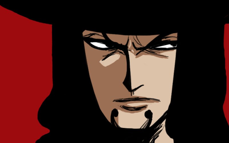 Close-up of a Man — Black