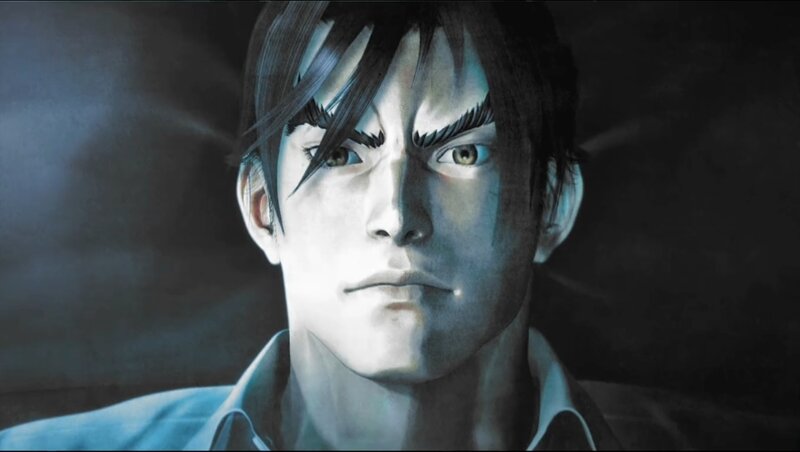 Close-up of a Man — Blue