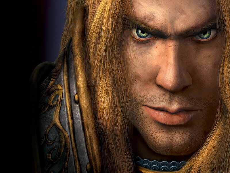 Close-up of a Man — Brown, Intense