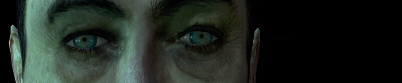 close-up of a man's face