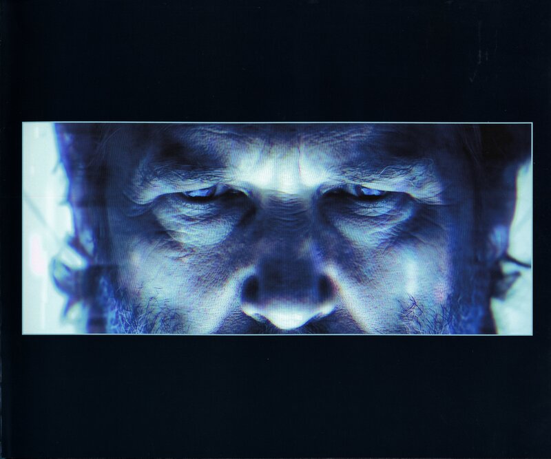 close-up of a man's face
