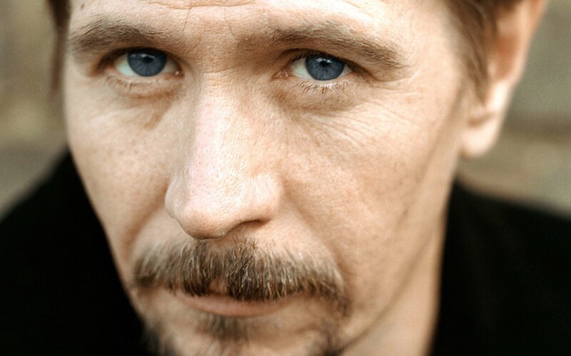 close-up of a man's face