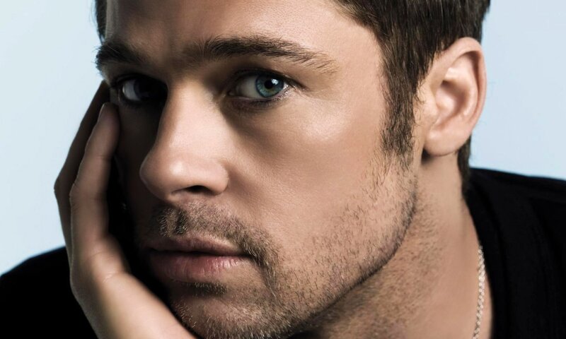 close-up of a man's face