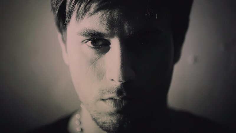 close-up of a man's face