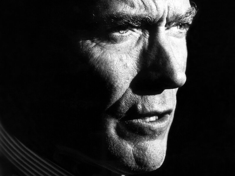 close-up of a man's face