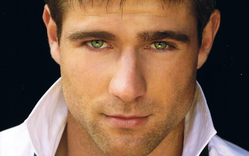 close-up of a man's face