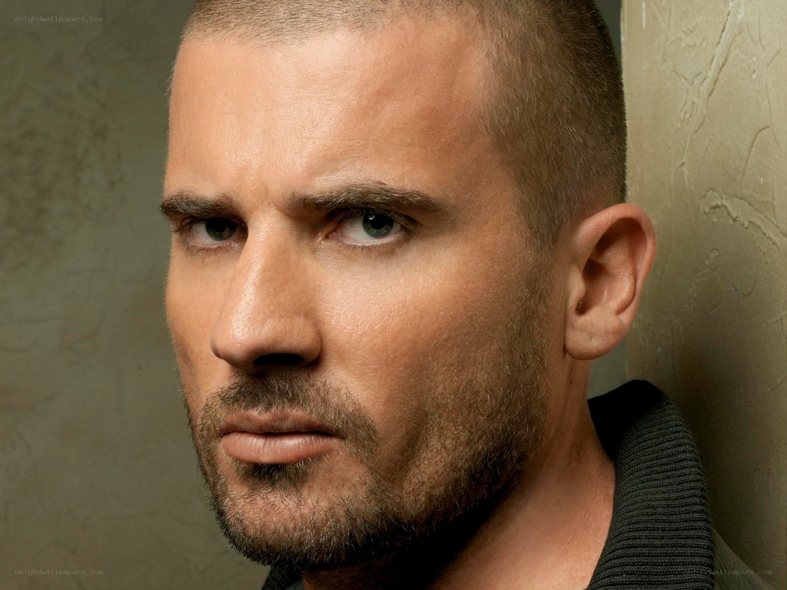 close-up of a man's face
