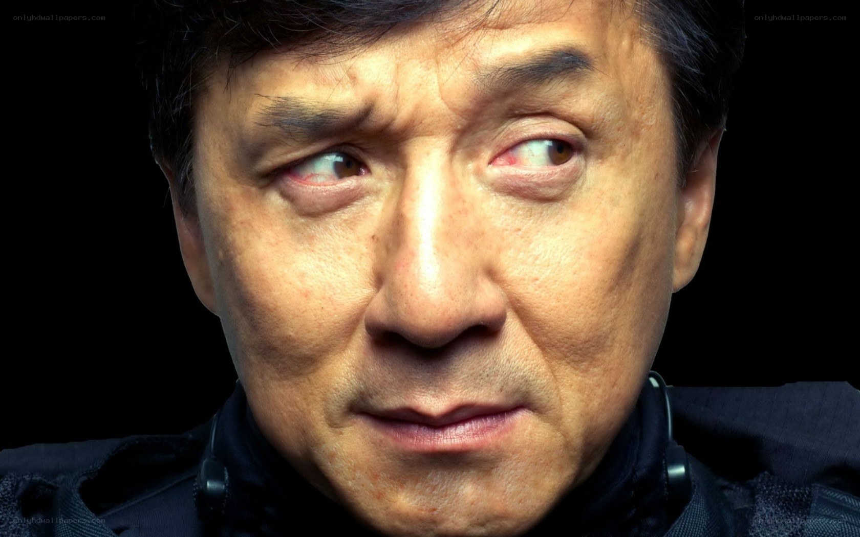 close-up of a man's face