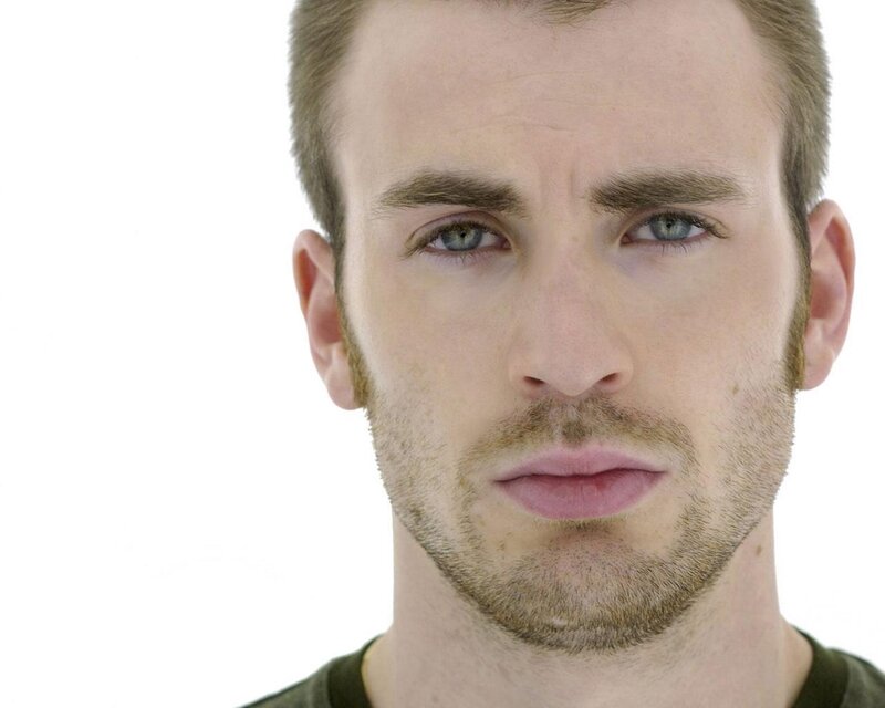 close-up of a man's face