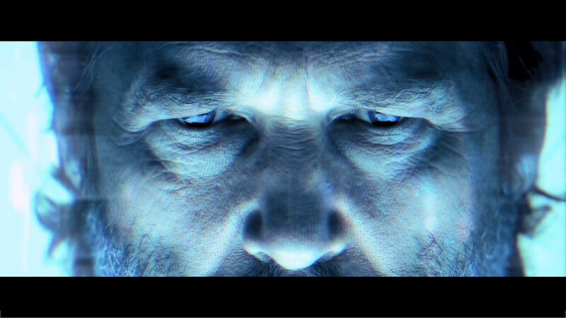 close-up of a man's face