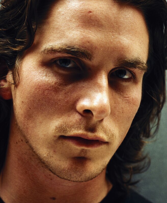 close-up of a man's face