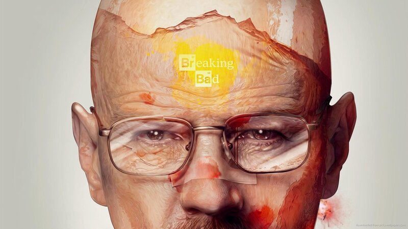 Close-up of a Man's Face — Brown, Dramatic, Digital Art