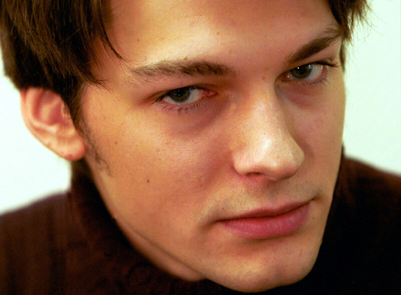 Close-up of a Man's Face — Brown, Neutral