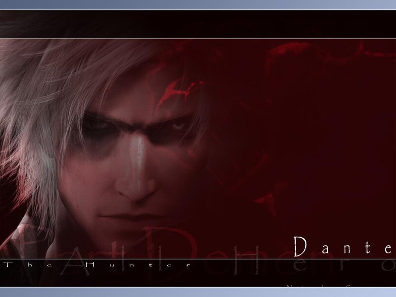 Close-up of a Man's Face — Red, Dramatic, Digital Art, White Hair