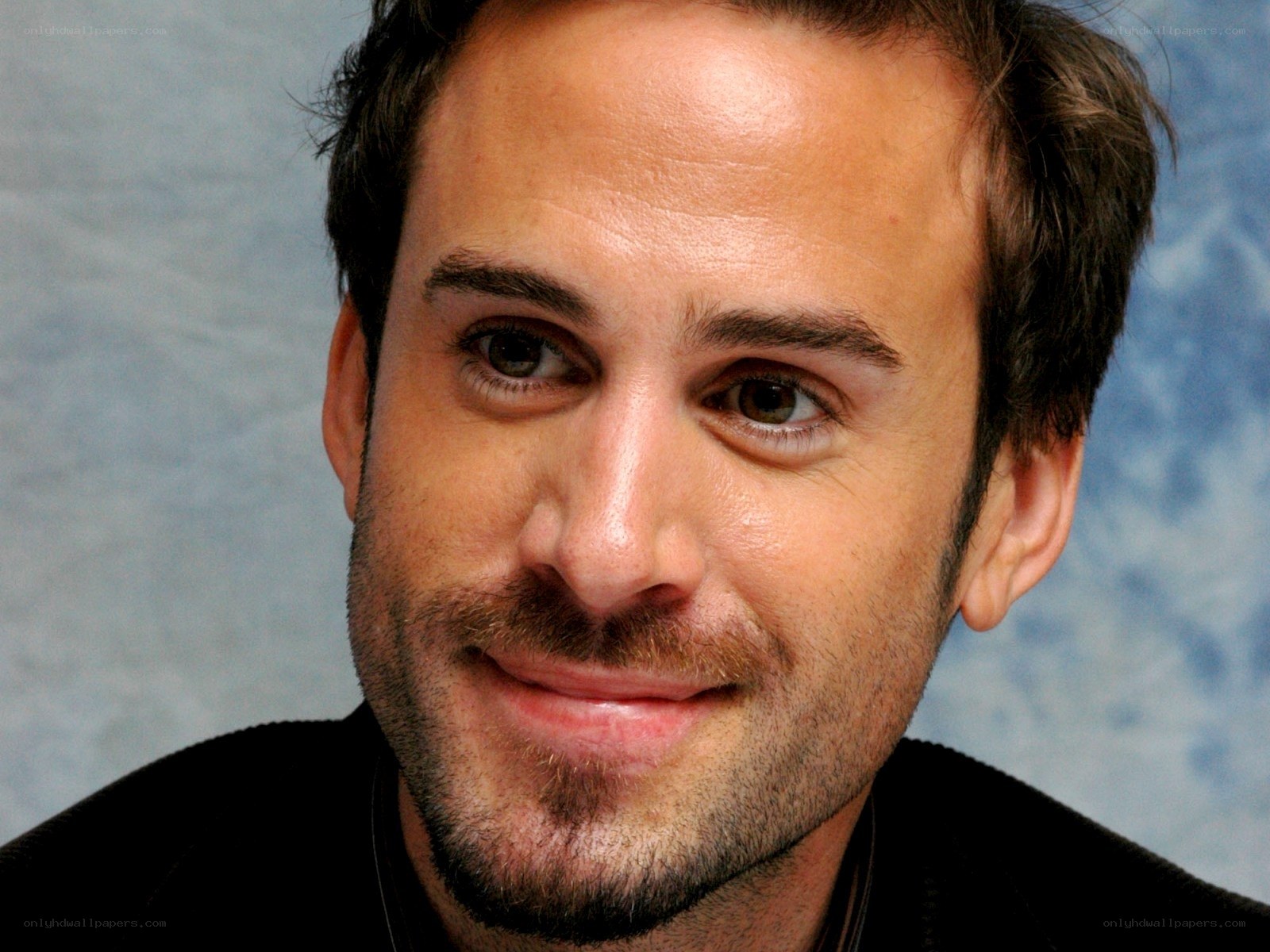 close-up of a man smiling