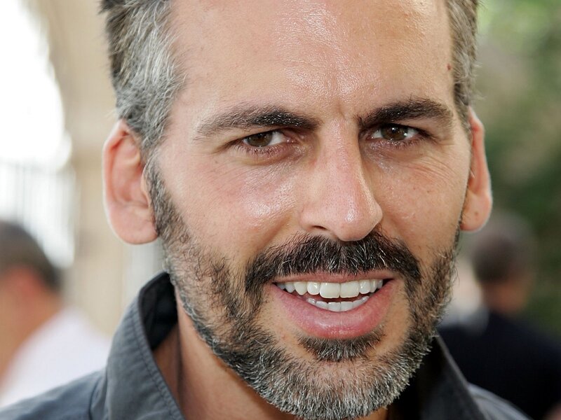 close-up of a man smiling