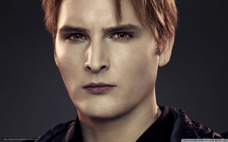 close-up of a man with amber eyes