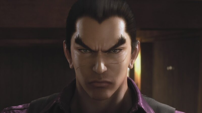 close-up of a man with intense expression