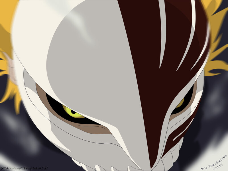 close-up of a masked character