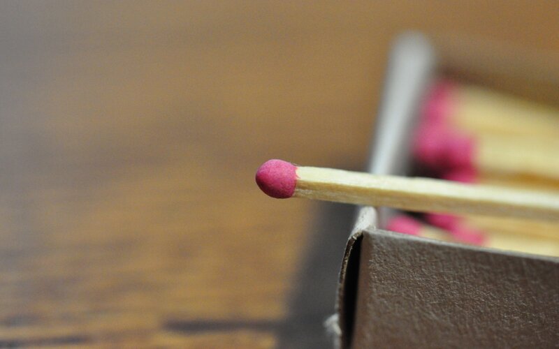 Close-up of a matchstick