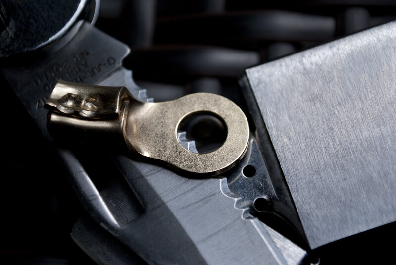 close-up of a metal key