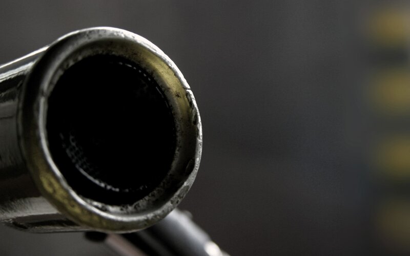 close-up of a metal pipe