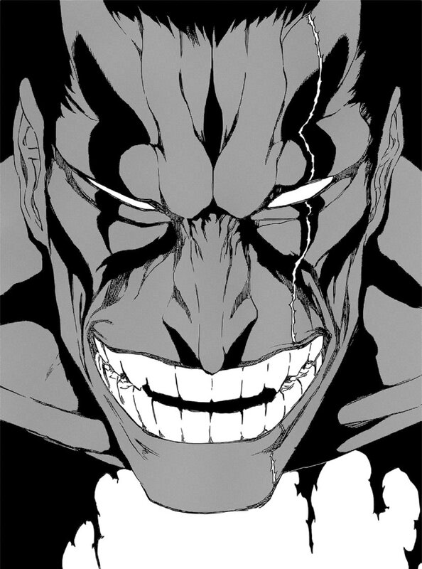 Close-up of a Monstrous Face — Black
