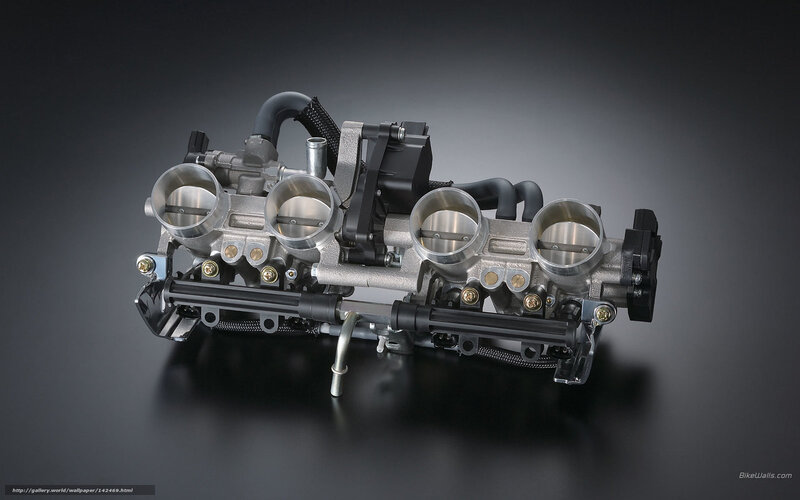 close-up of a motorcycle carburetor