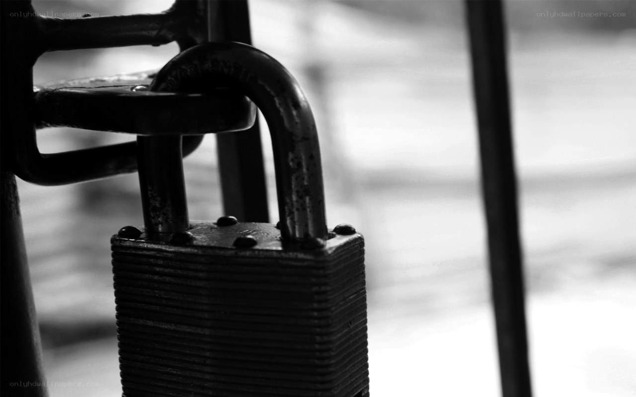 Close-up of a padlock