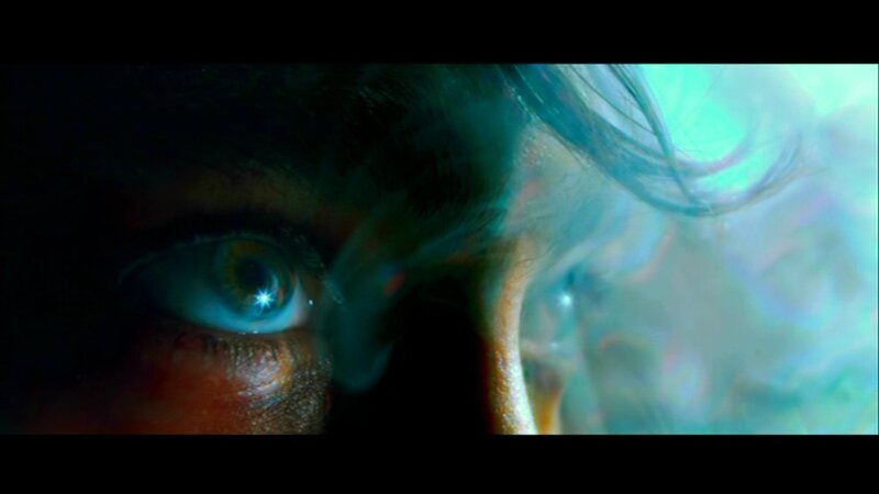 close-up of a person's eye