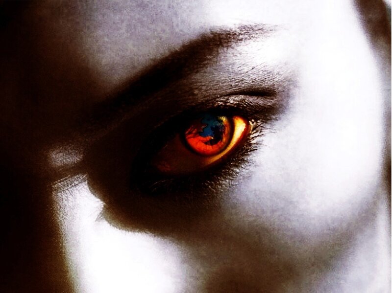 Close-up of a Person's Eye — White