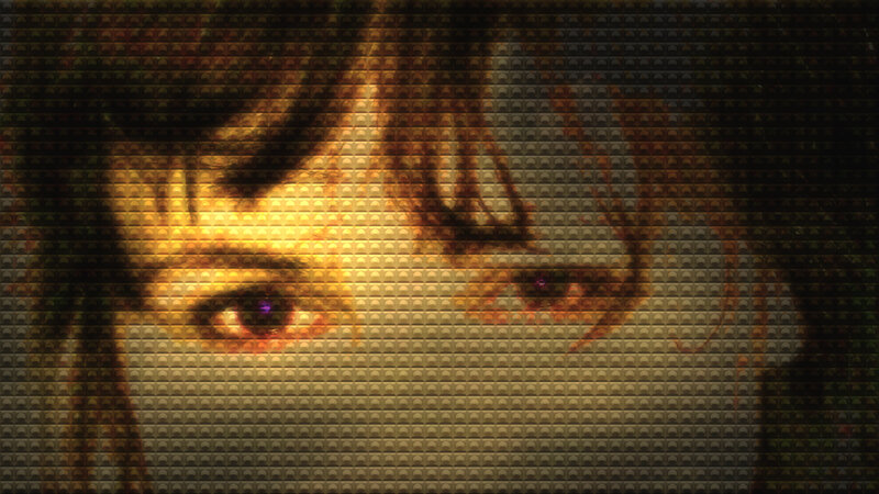Close-up of a Person's Eyes — Yellow