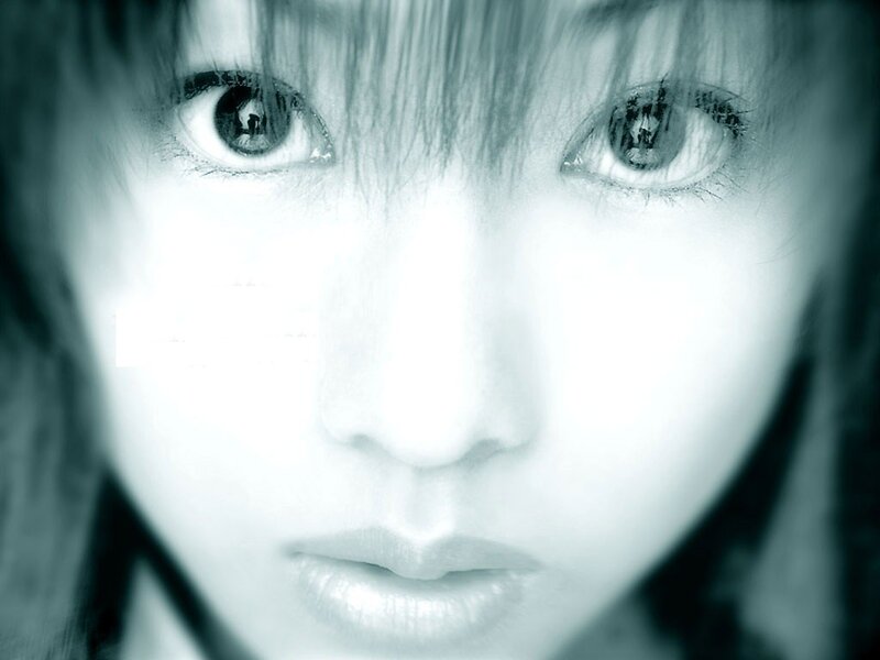 close-up of a person's face