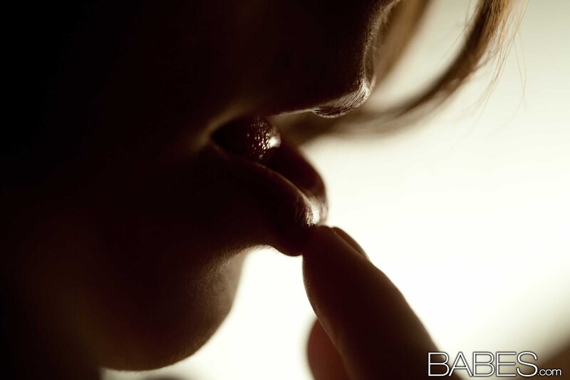 close-up of a person's face