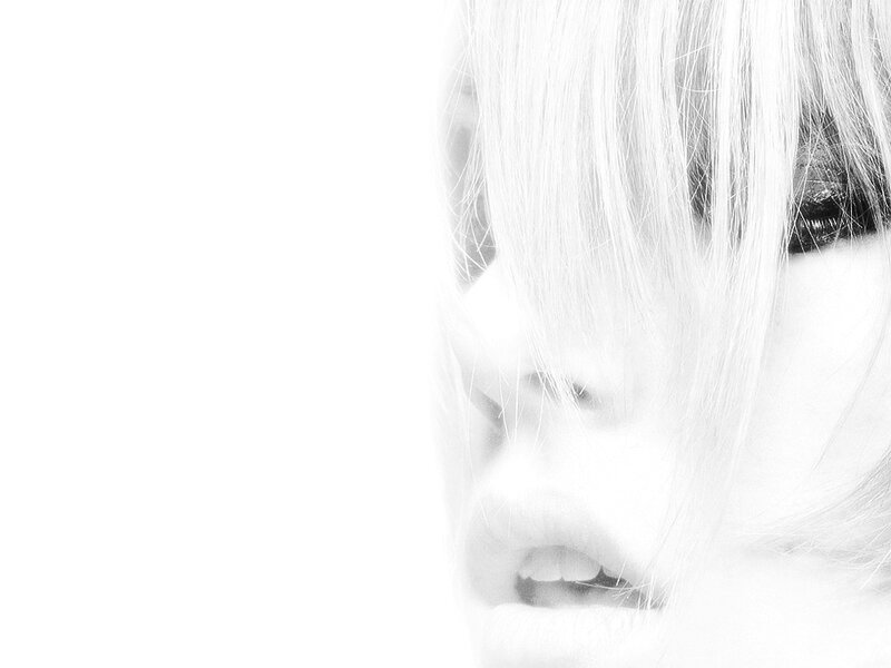 close-up of a person's face