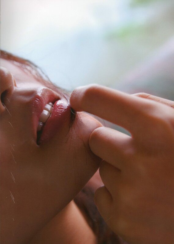 close-up of a person's face