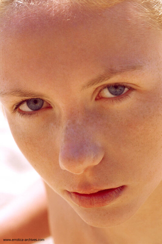 close-up of a person's face
