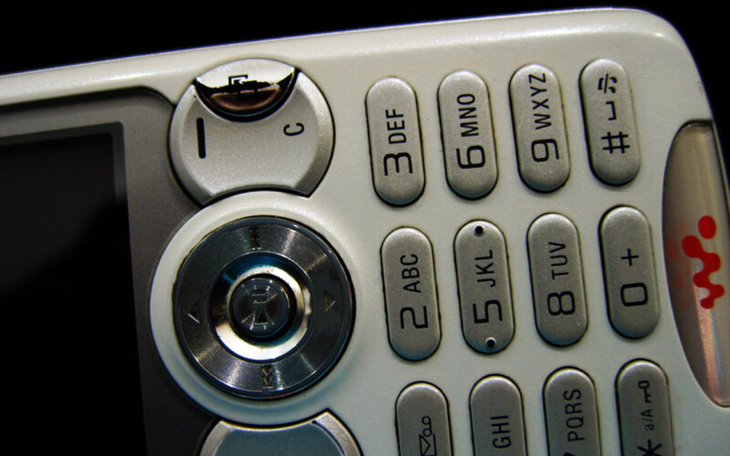 Close-up of a Phone Keypad