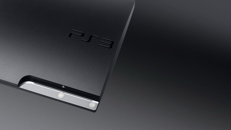 Close-up of a PlayStation 3 console
